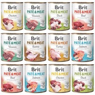 BRIT PATE & MEAT MIX Smaku mokré krmivo pre psov 12x800g