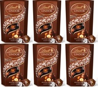 Lindt LINDOR Lieskové pralinky 200g x6