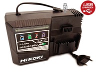 Hikoki UC18YSL3 18V 36V USB MultiVolt 8A nabíjačka