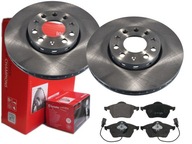 BREMBO PREDNÉ KOTÚČE, DESTIČKY, PASSAT B5 B5 FL 288MM