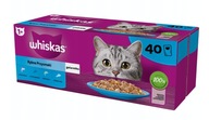 WHISKAS 40X85G MOKRÉ KRMIVO ZMES RYBÍCH PRÍCHUTIEK B. RYBA TRESKA LOSOSA TUNIAKA