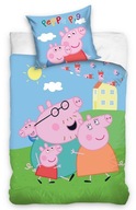 PEPPA PIG FAMILY DETSKÉ POSTELIENKY 100x135