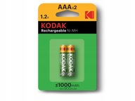 2x KODAK R03 R3 AAA Ni-MH batérie 1000mAh