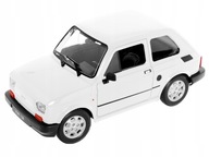 Welly POLISH FIAT 126p Metal Model 1:21 MALUCH Auto BIELY