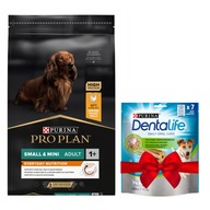 Purina PRO PLAN Small Mini Adult Chicken 7 kg + ZDARMA Pochúťka pre vaše zuby