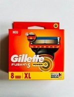 Náhradné žiletky pre holiaci strojček Gillette Fusion POWER, 8 ks