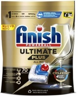 Finish Powerball Ultimate Plus All-in-1 kapsule do umývačky riadu 70 ks