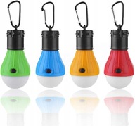 Prenosná LED lampa mini kempingové batérie 4 ks