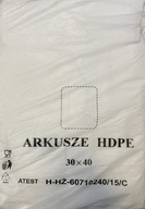 HDPE fólia 2000 kusov 30x40cm