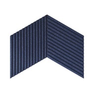 Dizajnový korkový panel NAVY BLUE 3D STRIPE