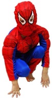 Kostým na ples SPIDERMAN s kostýmom MUSCLES 7-8 rokov veľkosť 122-128