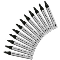 12x Tom's Oil Marker for Tires Glass Marker Black