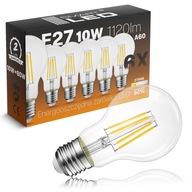 E27 LED 10W Edisonová žiarovka dekoratívna A60 teplá dekoratívna retro