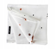 LULLALOVE MUSLIN WRAPPLE 100X100 DOGS - CAVALIERS