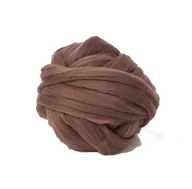 Vlna česaná MERINO 22-24mic MOCCA 500g