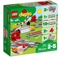 LEGO DUPLO 10882 Koľaje Výhybky Prechod závor