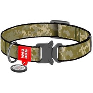 Obojok pre psa WauDog XL Cobra 35 mm Military Camo