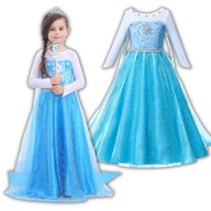 ELSA FROZEN ŠATY 3-4 roky OUTFIT 98-110