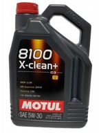 OLEJOVÝ MOTUL 5W/30 8100 X-CLEAN+ 5L VW