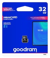 Micro SD 32GB GoodRAM Class10 UHS1 M1AA-0320R11