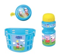 PEPPA PIG BASKET BIKE BELL BOTTLE