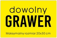 Gravírovaný tanier GRAWER s ľubovoľným textom