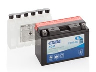 EXIDE ET9B-BS YT9B-BS CT9B-BS 8Ah batéria