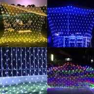 ZÁCLONA SIEŤOVÁ 108LED ZÁCLONA 1,5m x 1,5m