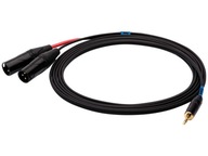 SSQ MIXLR1 - 3,5 mm stereo jack - 2x XLR samec