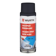 WURTH Farba v spreji, VW 110 SATÉN ČIERNA. 400 ml