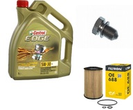 Castrol Edge 5W30 5L olej + filter AUDI VW 2.0 TDI