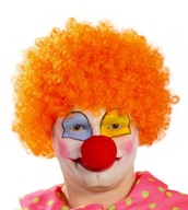 Afro oranžová parochňa