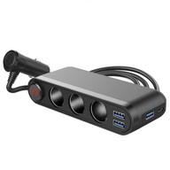 ZAPAĽOVAČ DISTRIBÚTOR QC3.0 12V-24V 3*USB 120W