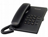 PANASONIC KX-TS 500 PD LANOVÝ TELEFÓN čierny