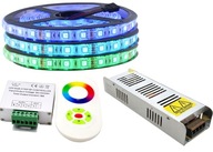 KIT LED pás 300 RGB 5050 ovládač IP65 15m