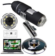 USB DIGITÁLNY MIKROSKOP ZOOM 1600 2MP 8 LED