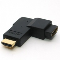 Uhlová zásuvka HDMI / adaptér zástrčky HDMI