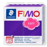 Kocka FIMO mäkká 57g, fialová