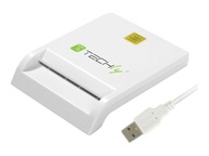 TECHLY Compact USB 2.0 Smart Card Reader biela