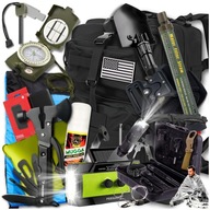 SURVIVAL KIT MEGA SURVIVAL BACKPACK TACTICAL MILITARY