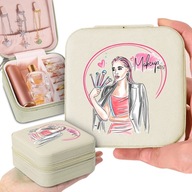 Box Case For Jewellery Béžová PRE MAKEUP ARTISTOV Wz