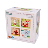 Drevené puzzle pre deti, Montessori puzzle, Adam Toys