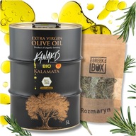 Aromatický OLIVOVÝ OLEJ 5l extra panenský CHOP + grécky sušený ROZMARÍN