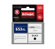 ACTIVEJET 653XL 653 Čierny ATRAMENT 3YM75AE PRE ATRAMENT HP ADVANTAGE 6475 6075