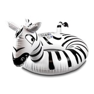 Nafukovací zebra, XXL kruhový matrac na plávanie