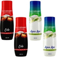 SODASTREAM Set sirup 2x Cola 2x Citrón-Limetka