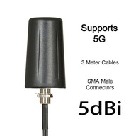 5G 4G 2G 3G LTE MiMo vonkajšie širokopásmové pripojenie 5 dB