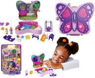 Polly Pocket Kompaktný set Motýlia záhrada s príslušenstvom GTN21