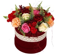 MYDLOVÉ KVETY DARČEKOVÝ FLOWERBOX MAXFLOWER VELUR