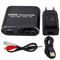 EXTRACTOR HDMI TO HDMI + AUDIO ARC ADAPTÉR TOSLINK